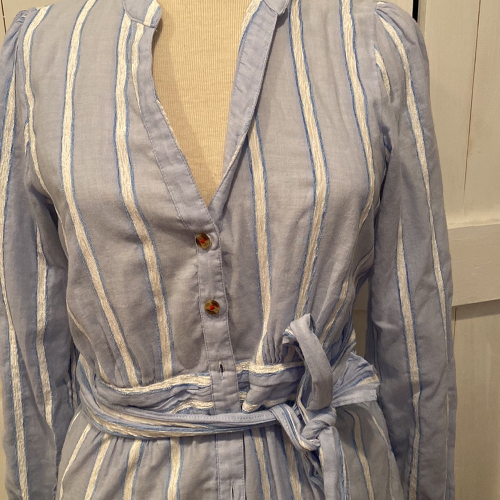 Anthropologie Building 18 Striped South Seas Tunic - Picture 2 of 5